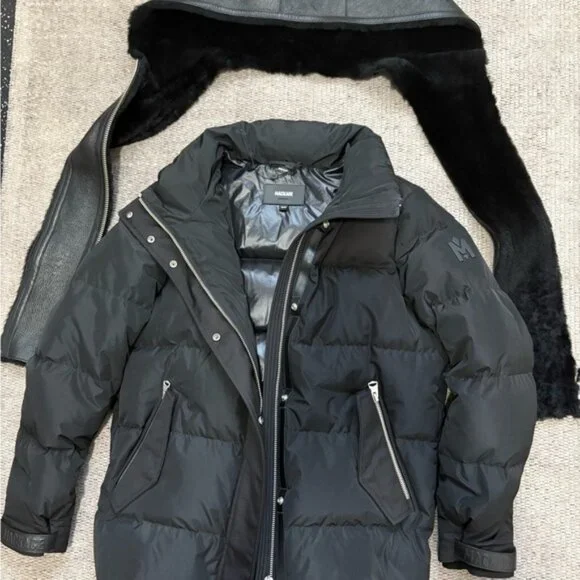 Mackage Shearling/Down Jacket XS - Picture 11 of 13